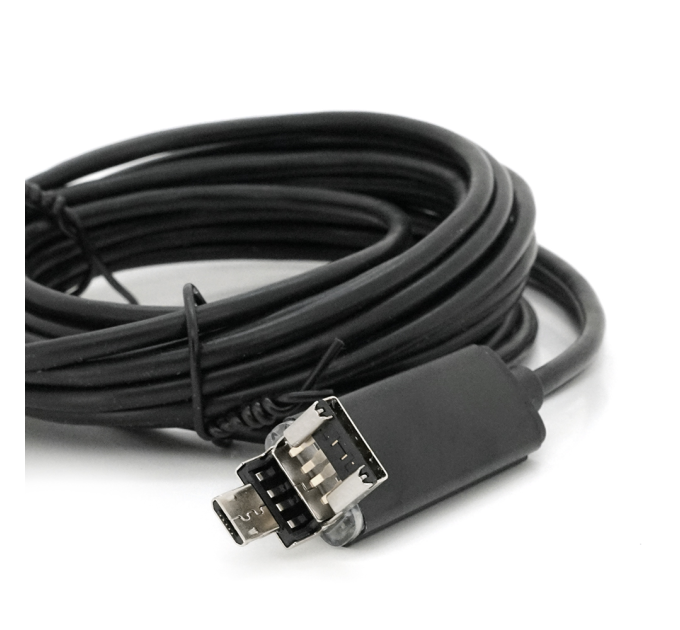 2 in 1 MicroUSB / PC HD ендоскоп, міні камера 7.0 mm, м'який дріт, 5м