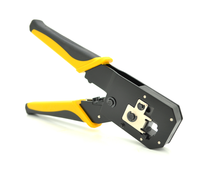 Інструмент G-2118 для обжимання RJ-45 (8P8C) та RJ-12 / 11 (6P4C), Жовті Q10