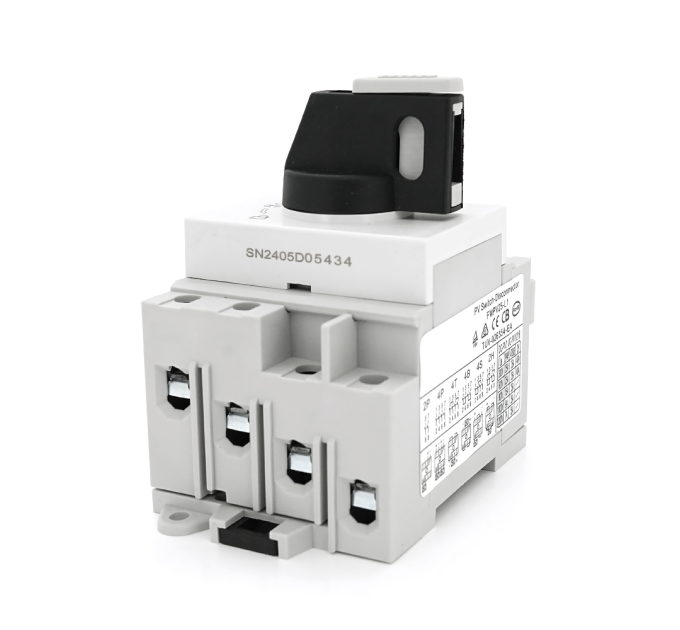 Поворотний вимикач зовнішнього монтажу HGN4-L1-25, DC1000V, 25A, 2P, IP66, Grey