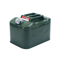 Каністра Merlion YT-HS-FX-15L, металева з клапаном + гнучка лійка, 15л, 355х255х250мм, Green Каністра Merlion YT-HS-FX-15L, металева з клапаном + гнучка лійка, 15л, 355х255х250мм, Green