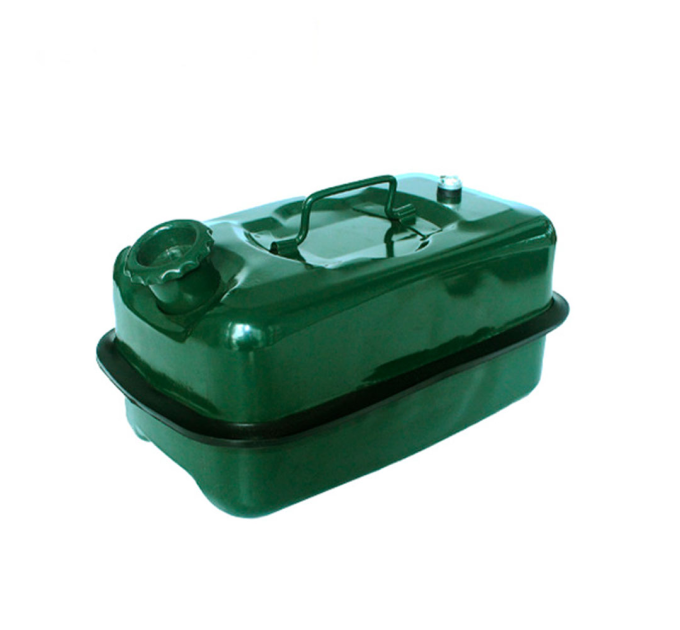 Каністра Merlion YT-HS-FX-5L, металева з клапаном, 5л, 310х180х165мм, Green