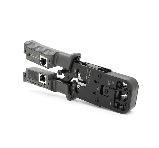 Інструмент HT-022 для обжимки RJ-45 (8P8C) та RJ-12 / 11 (6P6C), з тестером, профі якість