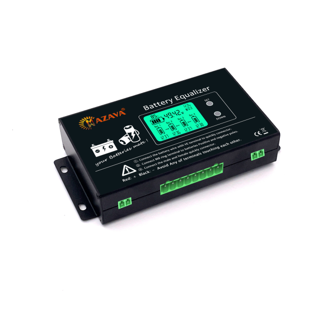 Балансир HX02 для акумуляторних батарей AGM, GEL, Li-ion, LiFePo4, 48V, 10A, 4S, LED індикація, 150x80x30mm