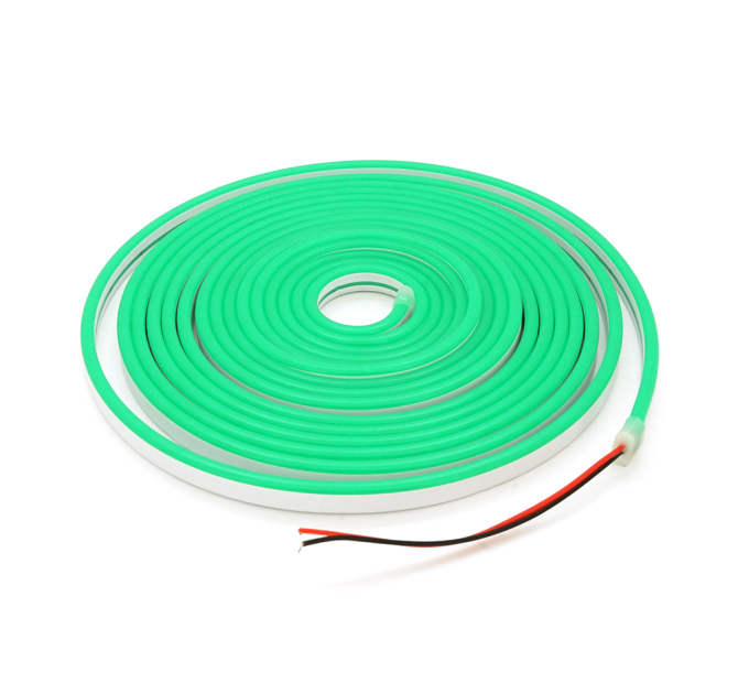 Стрічка світлодіодна в силіконі 3528, 12V, 5 метрів, IP67, Green