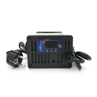 Зарядний пристрій для акумуляторів Li-ion 72V(84V),20S,8A, штекер Triangle plug (T-tipe / IEC / C13 N+L-), 185x88x60mm, 0,9 кг