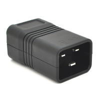 Триконтактний роз'єм IEC320 C20 тато (прямий), 250V, 16A, під викруткове складання Q50 / 500