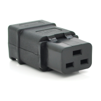 Триконтактний роз'єм IEC320 C19 мама (прямий), 250V, 16A, під викруткову збірку Q50 / 500