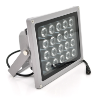 ІЧ-прожектор YT-IR2012HW. 12V, 40W, 20LED, IP66, 850Нм, кут огляду 90 °, дальність до 80м.