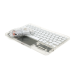 Бездротовий комплект YT-KB333 (KB+Mouse), (Eng / Pyc), 2.4G, 78 клавіш, White / Transparent, Box