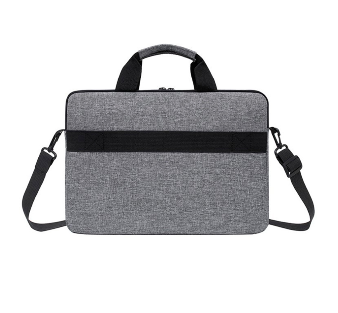 Сумка для ноутбука Merlion 14" Stripe, з плечовим ременем, Gray