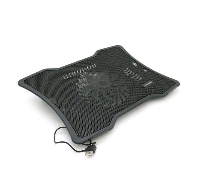Підставка під ноутбук Pccooler N133, 10-15", 1*140mm, BLUE LED 1300±10% RPM, корпус метал+пластик, 1xUSB 2.0, Black, Box