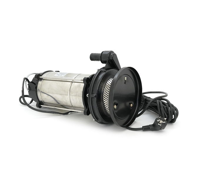 Занурювальний насос, 1500W, 220V, до 3 м³ / год, підйом до 28 м, 25мм, нержавіюча сталь, 415х200х235 мм, 11.880 кг. + перехідник