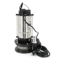 Занурювальний насос, 2200W, 220V, до 5 м³ / год, підйом до 35 м, 25мм, нержавіюча сталь, 400х220х220 мм, 9.580 кг. + перехідник
