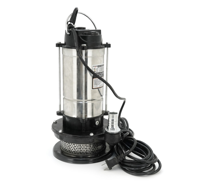 Занурювальний насос, 2200W, 220V, до 5 м³ / год, підйом до 35 м, 25мм, нержавіюча сталь, 400х220х220 мм, 9.580 кг. + перехідник