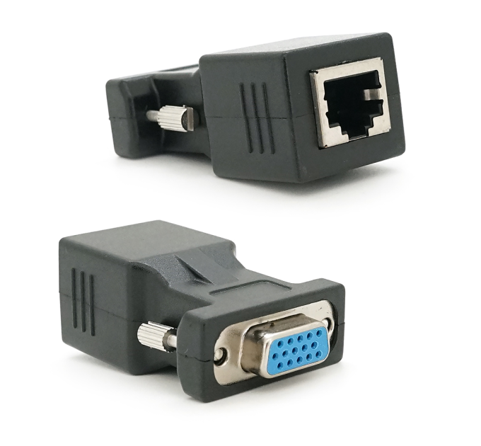 Пасивний подовжувач VGA, RJ-45 to VGA