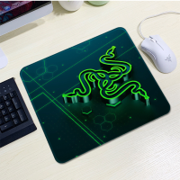 Килимок 200*240 тканинний RAZER 10, товщина 2 мм, колір Black / Green, Пакет