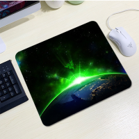 Килимок 200*240 тканинний RAZER 15, товщина 2 мм, колір Black / Green, Пакет