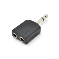 Сплітер Jack 6.3 (папа) / 2 Jack 6.3 (мама) Stereo,Black