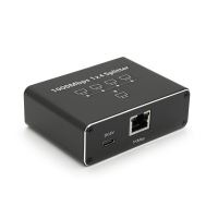 Активний RJ45 сплітер 1=>4 порти, підтримує 1000Mbps, with Type-C power supply