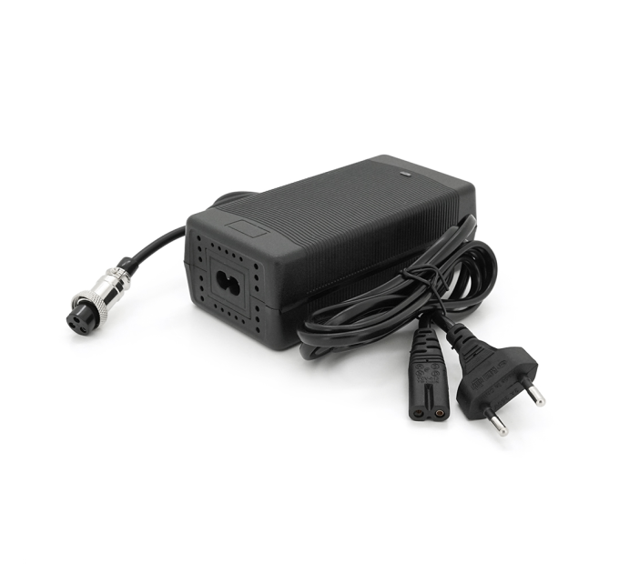 Зарядний пристрій акумуляторів LiFePO4 12V (14.6V), 4S,10A, штекер GX16, з індикацією, 133х67х45mm, 0.3kg