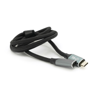 Подовжувач Type-C to Type-C (USB 3.2 GEN2 male to female), обплетення, Black, довжина 1м, підтримка 100W / 10Gbps, 4K60HZ audio / video outpout, BOX