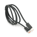 Кабель Type-C to Type-C (male to male), PD100Вт, довжина 1.0м, обплетення, Black, Box