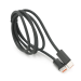 Кабель Type-C to Type-C (male to male), PD100Вт, довжина 1.0м, обплетення, Black, Box