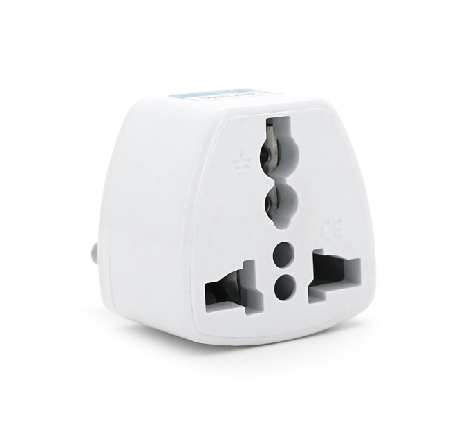 Перехідник на євророзетку TEFAL EU White, 2pin, 250V, 10A, в упаковці 20 штук, ціна за штуку, Q1000