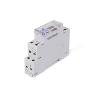 Реле часу Sinotimer TM610-2, 24 години / 7 днів, на DIN-рейку 1P, LCD, програмований, змінна батарея, 16А, 220V, 88х66х18 мм