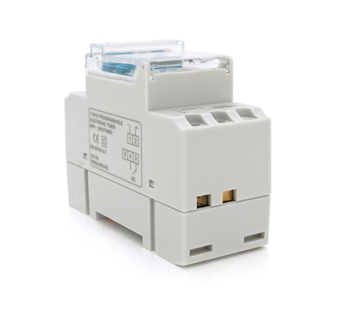 Таймер тижневий Sinotimer TM919H-4 програмований, РК екран, 16А, 12V, 35x65x87mm