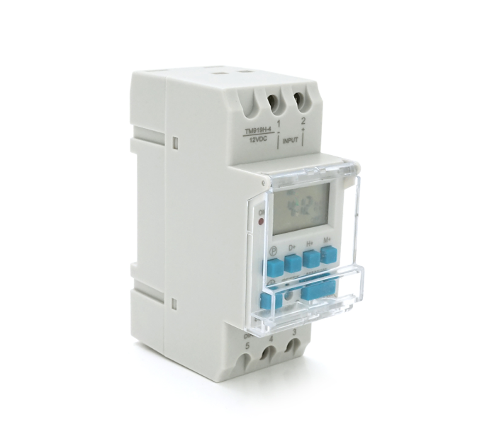 Таймер тижневий Sinotimer TM919H-4 програмований, РК екран, 16А, 12V, 35x65x87mm