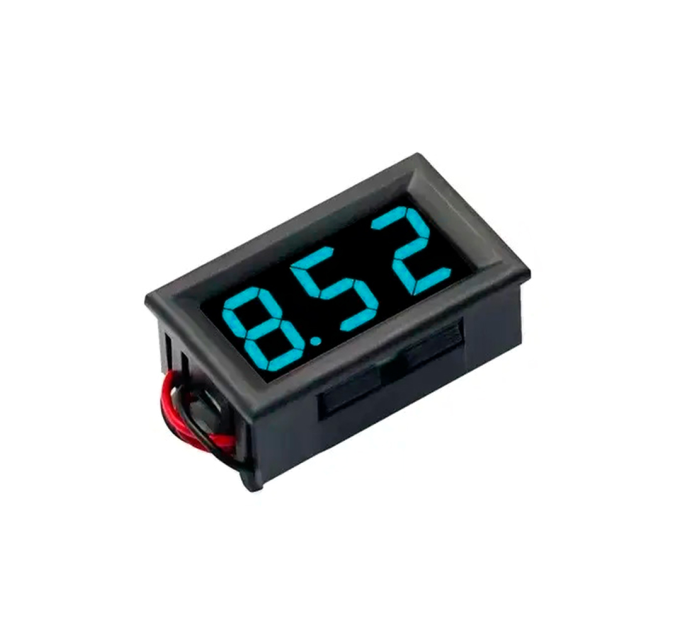 Цифровий вольтметр, діапазон вимірювань 5 -120V, Blue