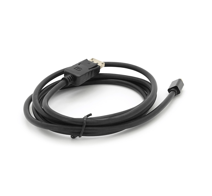 Конвертер mini Display Port (тато) на Display Port (тато) 1.8m (пакет) Black
