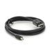 Конвертер mini Display Port (тато) на Display Port (тато) 1.8m (пакет) Black
