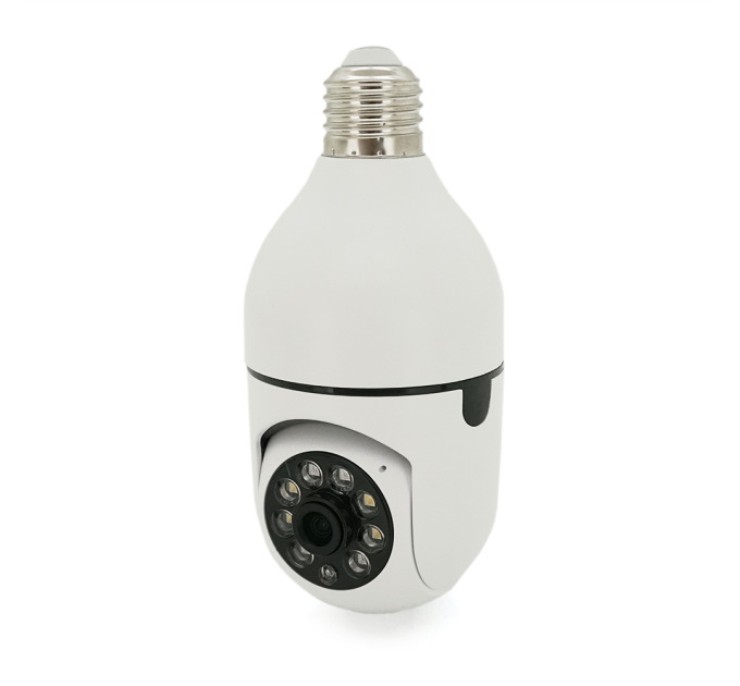 4Мп Wi-Fi відеокамера вулична-внутрішня SD / картка PiPo PP-IPC30D2MP15 PTZ 2.8mm під цоколь Е27 ICSee