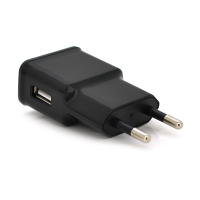 СЗУ 110-240V, 1xUSB, 5V / 2A, Black, Blister-box