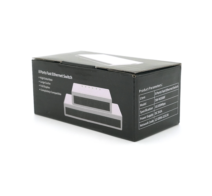 Комутатор Merlion MS1008 8 портів Ethernet 10 / 100 Мбіт / сек. DC 5V. Блок живлення 5V у комплекті Q100