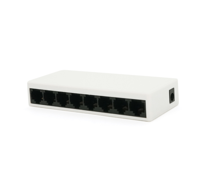 Комутатор Merlion MS1008 8 портів Ethernet 10 / 100 Мбіт / сек. DC 5V. Блок живлення 5V у комплекті Q100