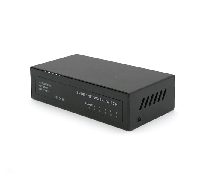 POE комутатор Merlion 4 POE 10 / 100+1 RJ45 10 / 100 зовнішній блок живлення 52V 0,92A