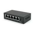 POE комутатор Merlion 4 POE 10 / 100+1 RJ45 10 / 100 зовнішній блок живлення 52V 0,92A
