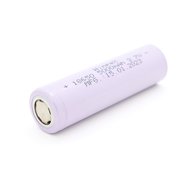 Акумулятор WMP-5000 18650 Li-Ion Flat Top, 2000mAh, 3.7V, Red