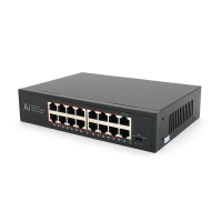 POE комутатор Merlion 14 POE 10 / 100+2 RJ45 10 / 100 / 1000+ вбудований блок живлення 52V 4.8A