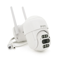 4+4Мп Wi-Fi відеокамера з двома об'єктивами вулична SD / картка PiPo PP-IPC33D4MP20 PTZ 2.8mm ICSee