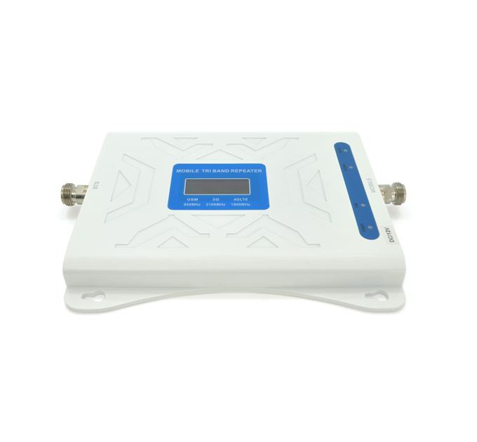 Підсилювач GSM305-3G-4G 900 / 1800 / 2100МГц. Підсилювач тридіапазонний (500-1000м.кв). White