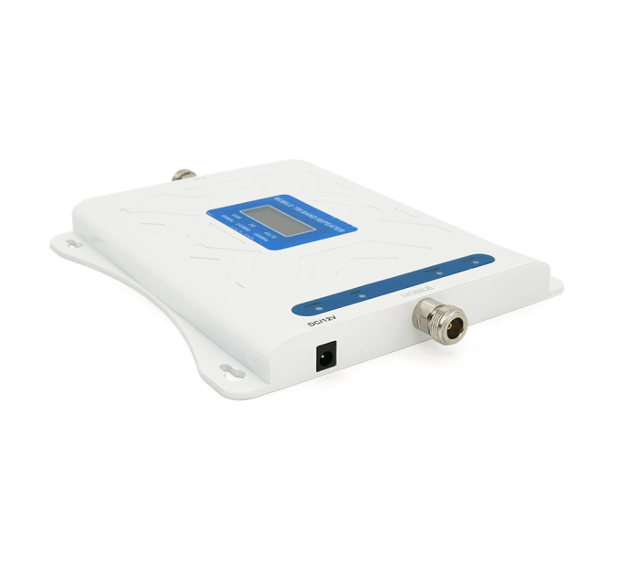 Підсилювач GSM305-3G-4G 900 / 1800 / 2100МГц. Підсилювач тридіапазонний (500-1000м.кв). White
