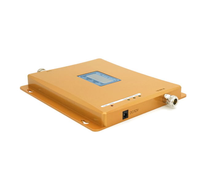 Підсилювач GSM306-3G-4G 900 / 1800 / 2100МГц. Підсилювач тридіапазонний (1000-2000м.кв). Gold