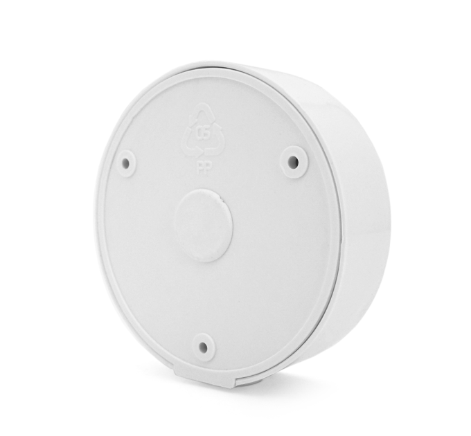 Монтажна коробка для камер UMK D-112, IP66, захист від ультрафіолету, (112х34мм) біла, пластик