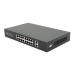 POE комутатор Merlion 16 POE 10 / 100 + 2 RJ45 10 / 100 / 1000+ вбудований блок живлення 52V 3.85A