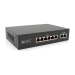 POE комутатор Merlion 6 POE 10 / 100 + 2 RJ45 10 / 100 вбудований блок живлення 52V 1.45A
