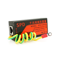 Грозозахист LAN 10 / 100 / 1000 M, 0-220V ( захист Вхід = 5KA, Макс = 10KA)